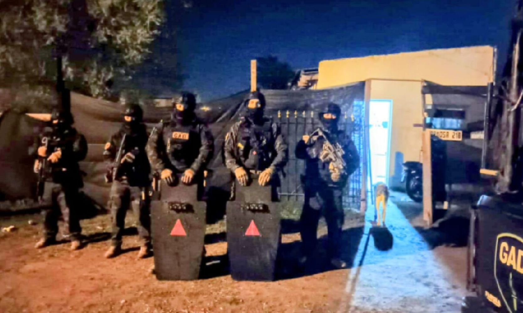 Allanamientos por causa por drogas en Punta Alta. Fue detenida Belén Prado.
