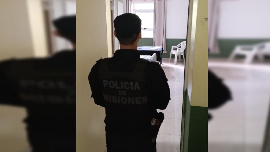 Trasladaron al detenido por el homicidio de Wiebel a un hospital de Eldorado, donde permanece bajo custodia policial