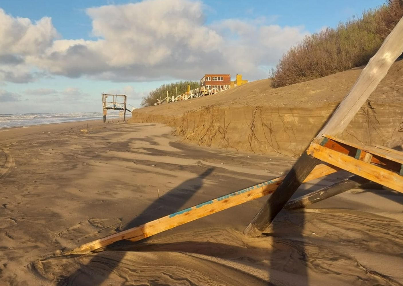 Temporal en Reta y Claromecó
