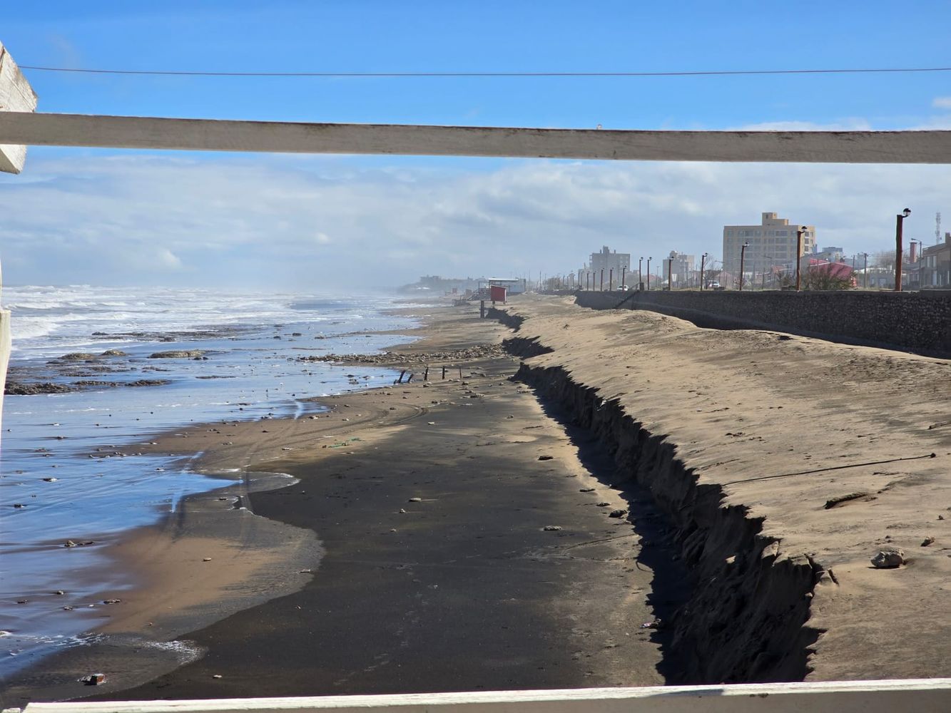 Temporal en Reta y Claromecó