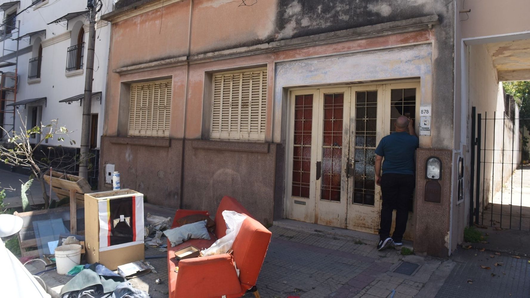 Abrieron la casa de Claudio Barrelier.