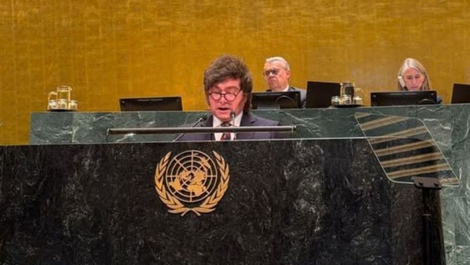 Javier Milei en la ONU
