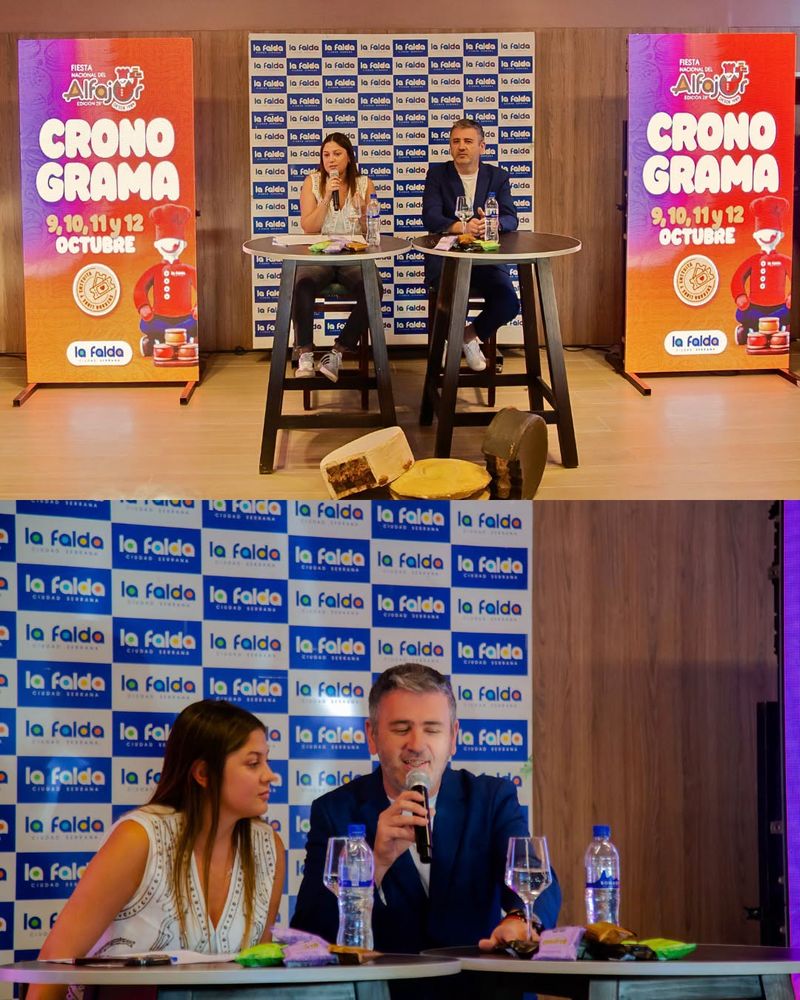 La Falda presentó la La Fiesta Nacional del Alfajor 2026.