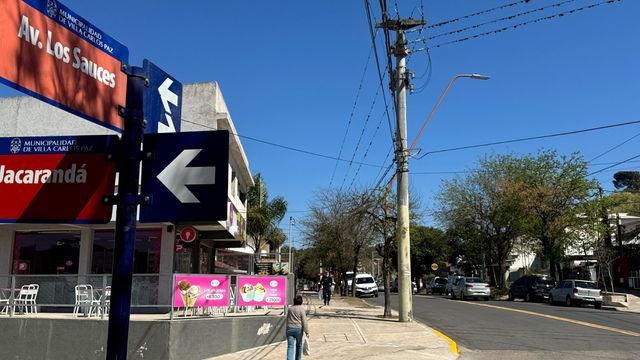Villa Carlos Paz inauguró la repavimentación de avenida Los Sauces.