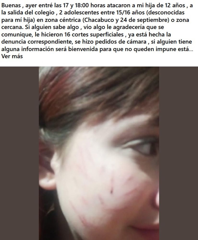 El llamado circuló en redes dos días después del hecho.