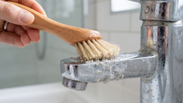 Los expertos en limpieza coinciden: 4 cucharadas de agua oxigenada son suficientes para eliminar el sarro del baño