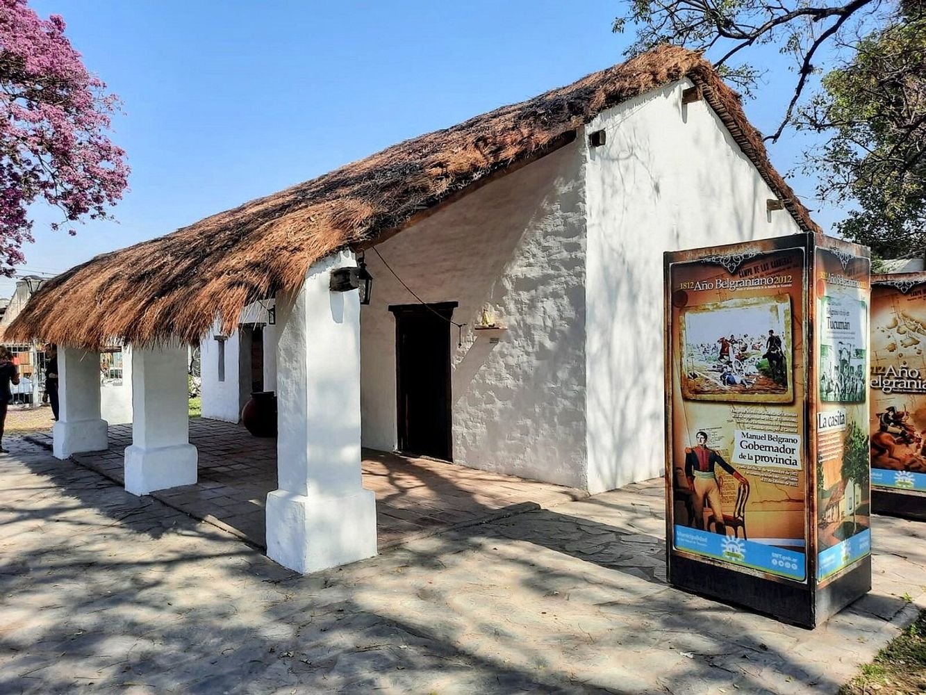 Historia, gauchos y banda municipal en la Casa Belgraniana.
