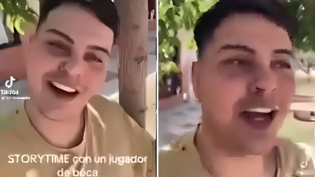 Un tiktoker habló de su cita con un jugador de Boca