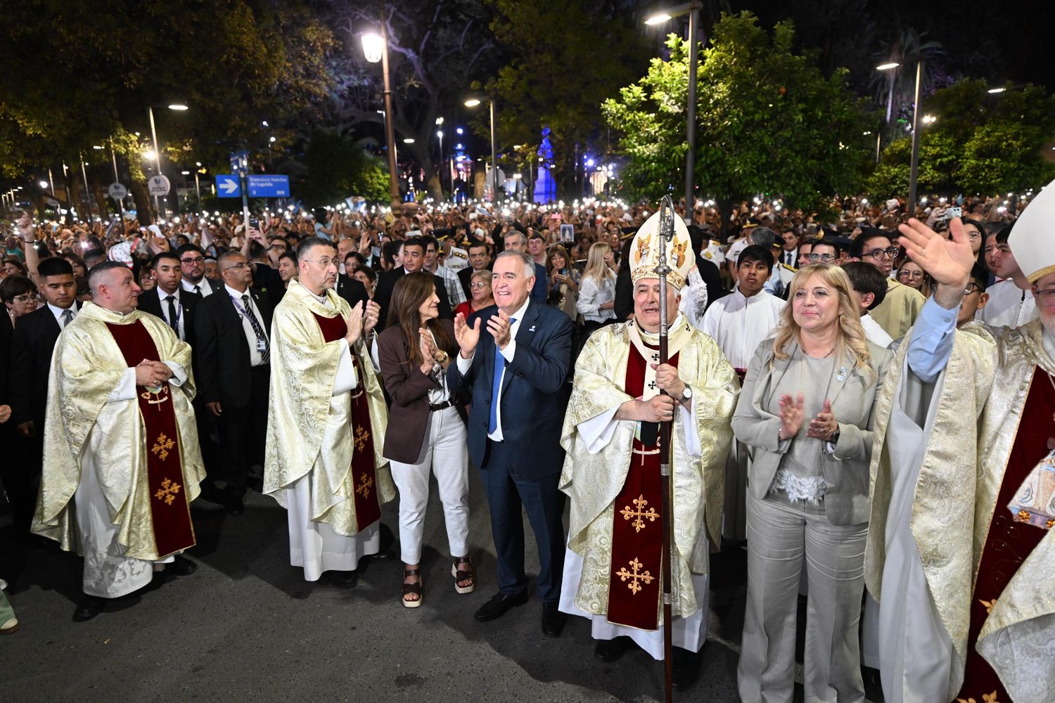 La ceremonia estuvo a cargo del arzobispo de Tucumán, monseñor Carlos Sánchez.