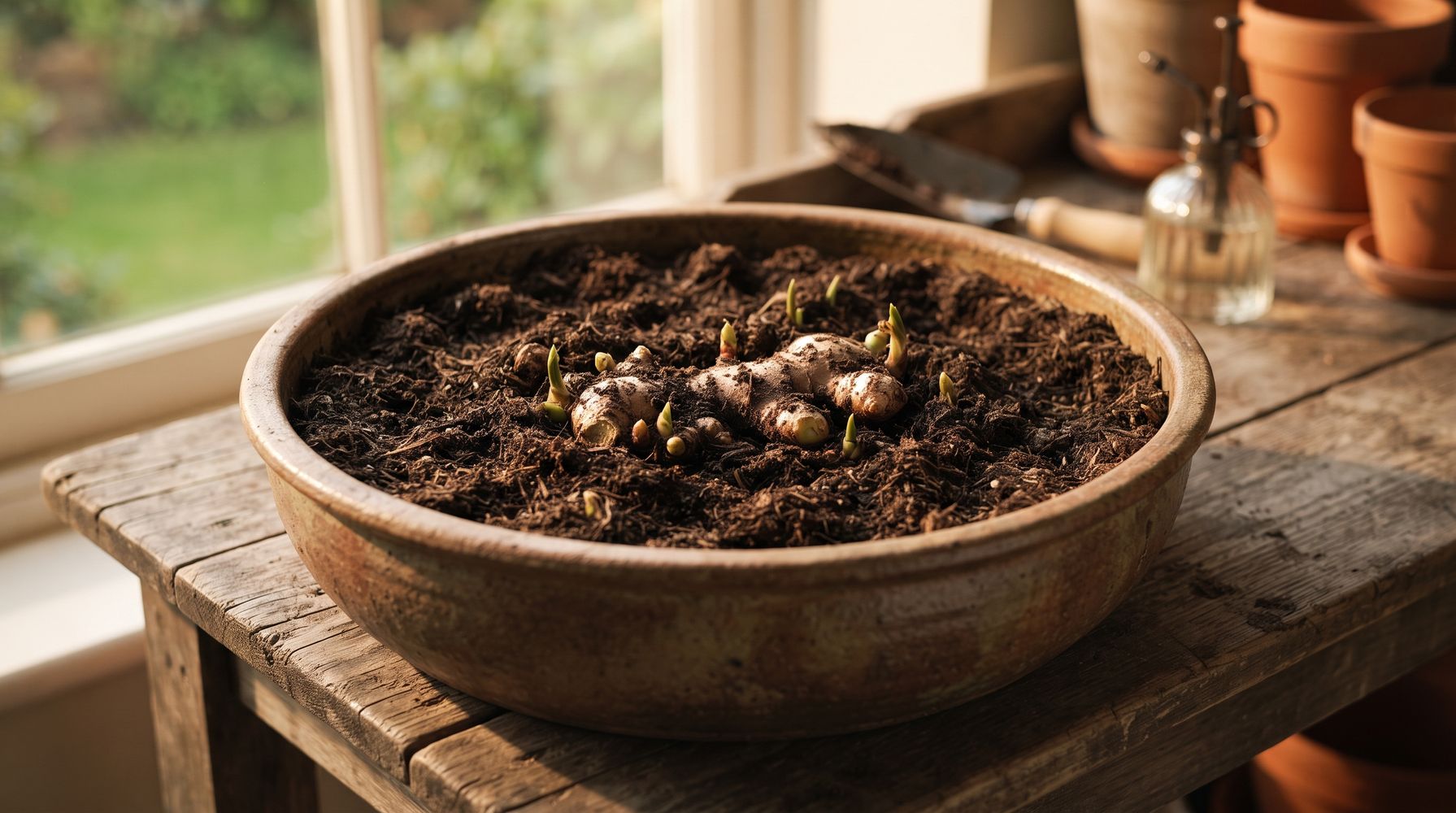 Si te sobra un trozo de jengibre no lo tires: podés convertirlo en una planta con tres cuidados básicos
