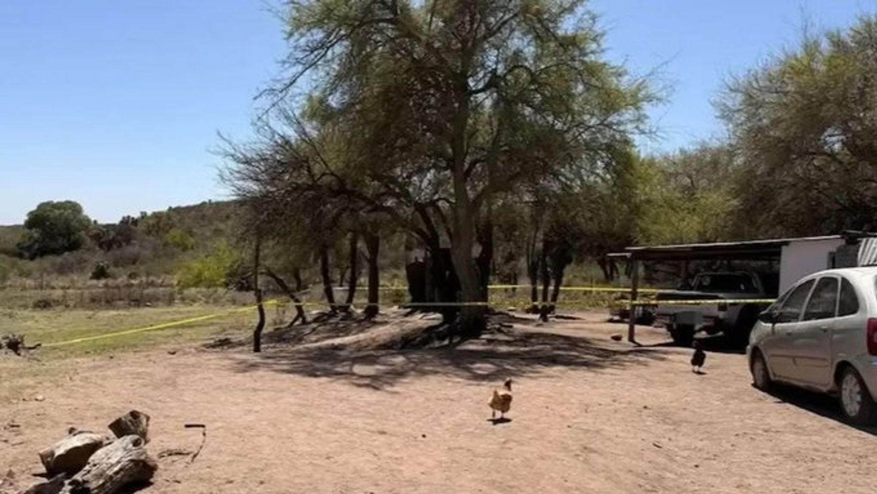 El paraje del norte cordobés donde ocurrió el hecho sangriento.