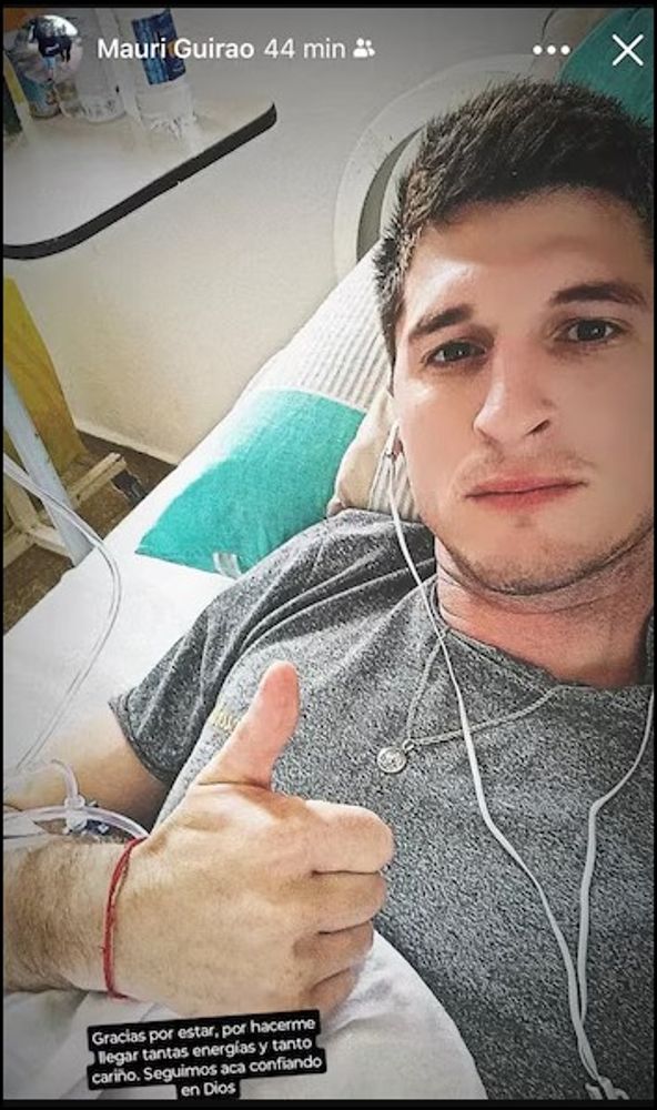 Operaron de urgencia a Mauricio Guirao, ex Gran Hermano, tras sufrir una seria complicación