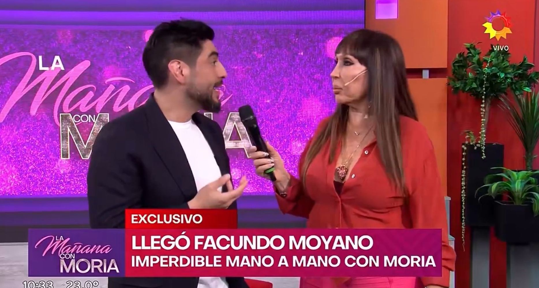 Facundo Moyano y un episodio confuso