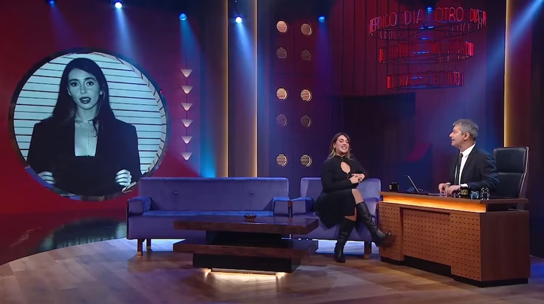 Leticia Siciliani y Mario Pergolini protagonizaron un inesperado ida y vuelta en “Otro Día Perdido”.