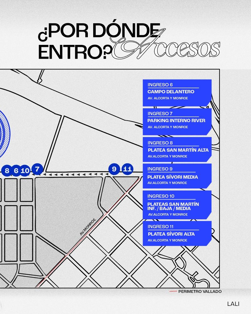 Lali en River 2026: horarios, accesos, cómo llegar, setlist y objetos no permitidos
