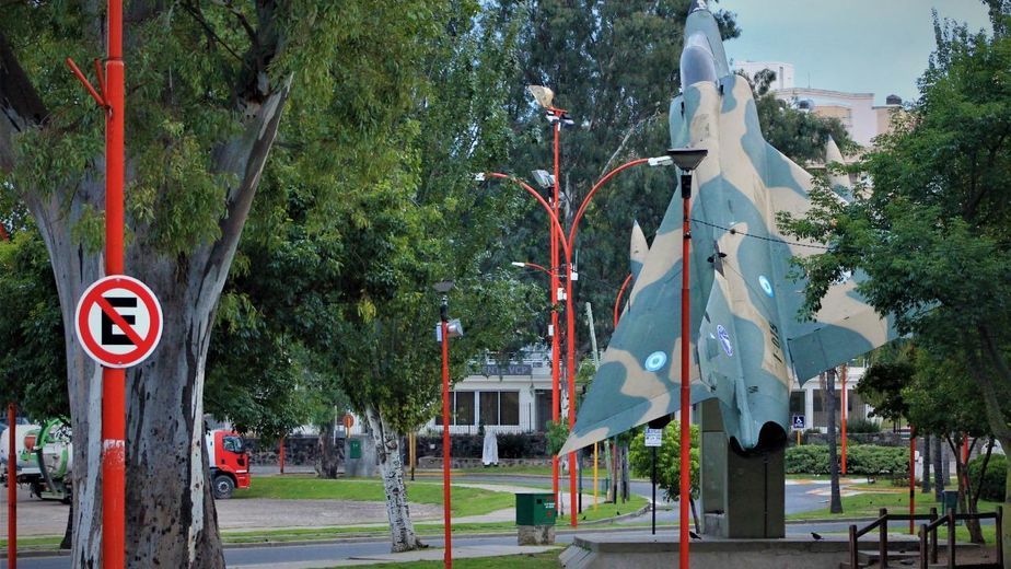 Plaza del Avión en Carlos Paz.