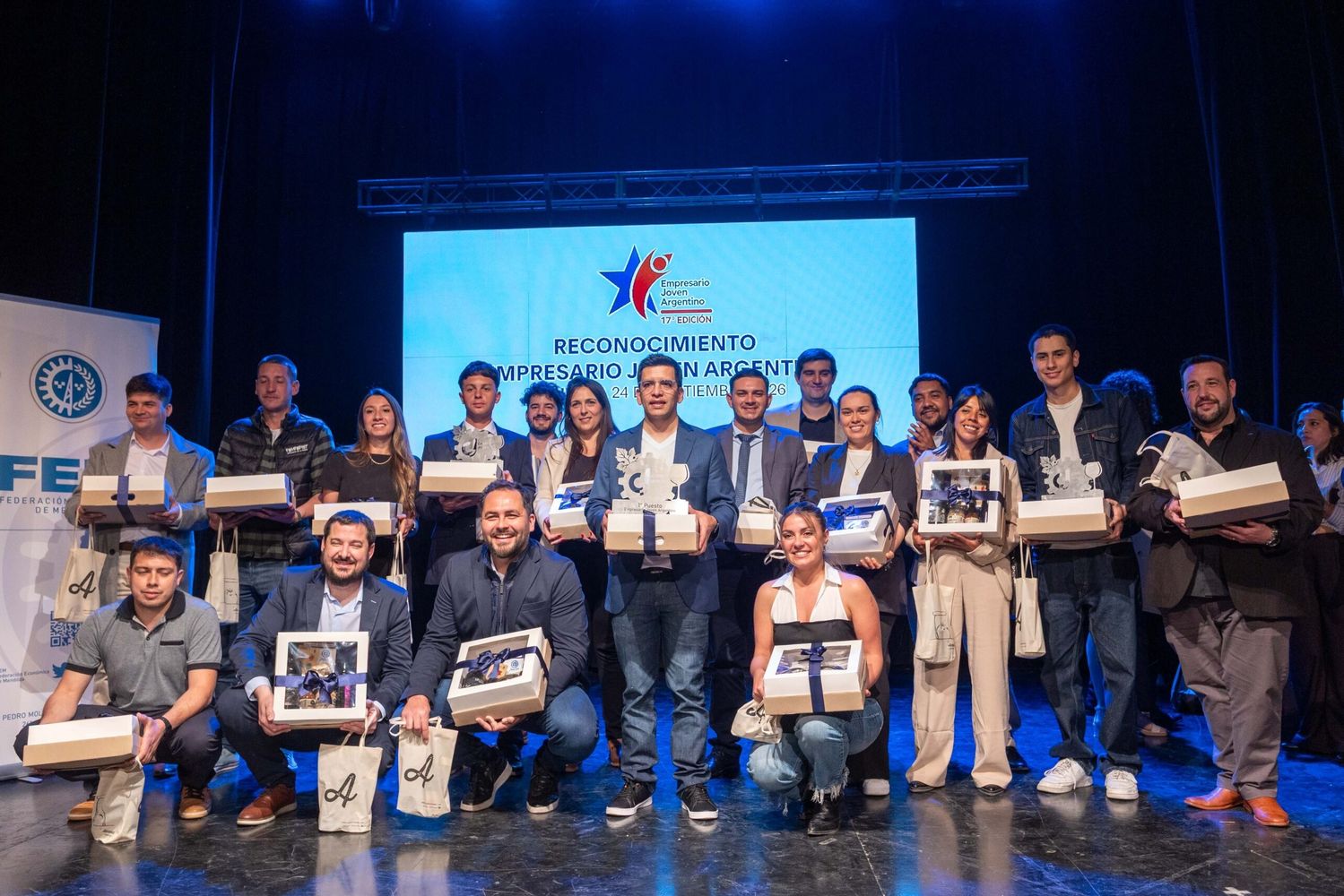 Una veintena de candidatos de todo el país fueron postulados por sus organizaciones para competir por el premio “Joven Empresario Argentino 2026”, que finalmente ganó Ezequiel Escobar, de Jujuy.