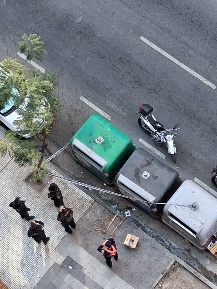 Huesos en Nueva Córdoba.
