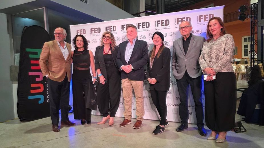 Amaya, Frías Silva y Viñuales recibieron en Buenos Aires la distinción para el complejo de San Javier.