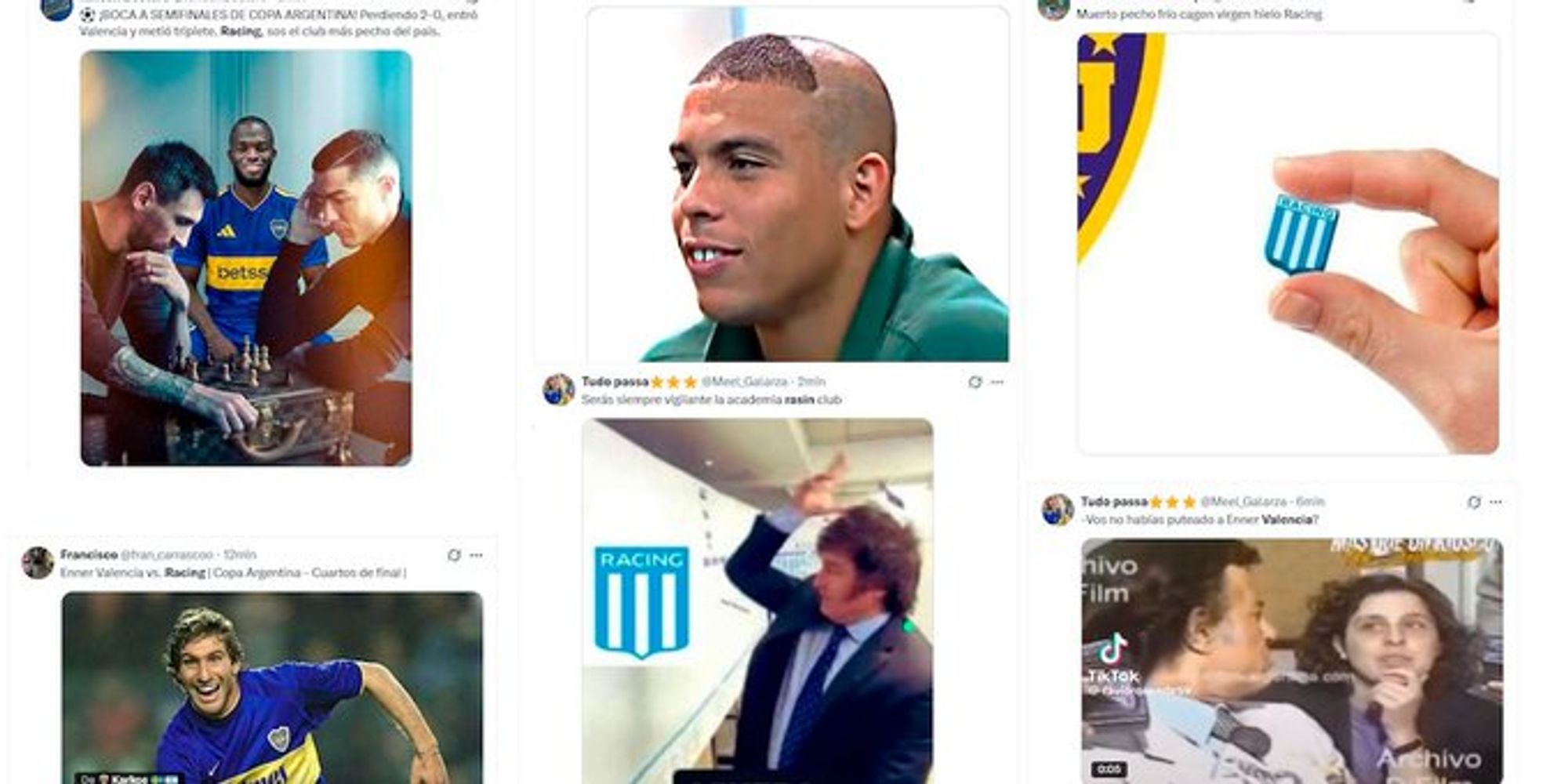 Memes y cargadas de todo tipo por el triunfazo de Boca sobre Racing.