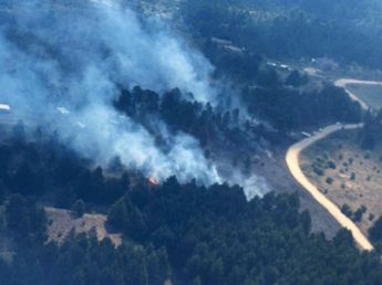Incendios forestales en Córdoba: bomberos combaten un frente en Traslasierra