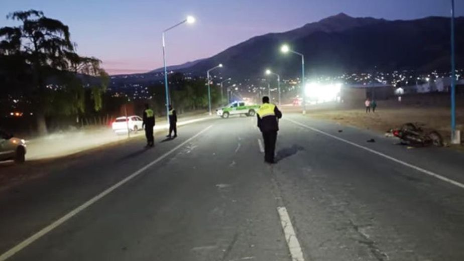 El siniestro se produjo en el kilómetro 60, en Tafí del Valle.