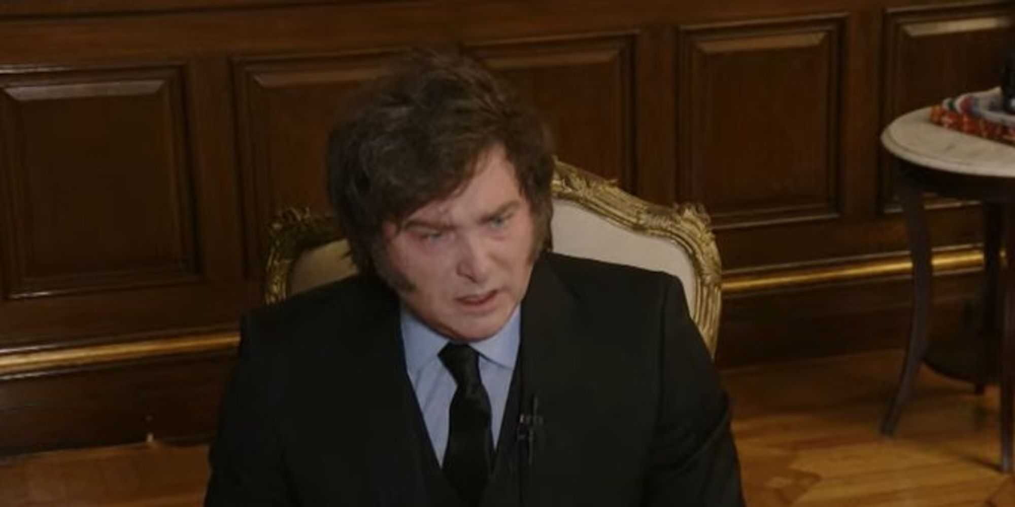 Javier Milei negó que haya recesión en la Argentina.