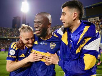 Los tres golazos de cabeza de Enner Valencia para que Boca le gane a Racing por Copa Argentina