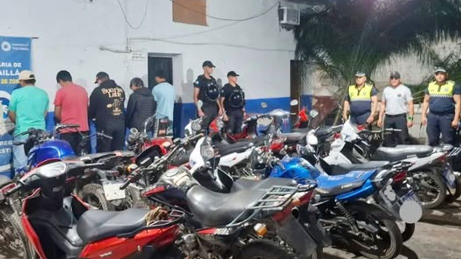 La Unidad Regional Oeste actuó durante la madrugada para desalentar las carreras ilegales de motos en la zona.