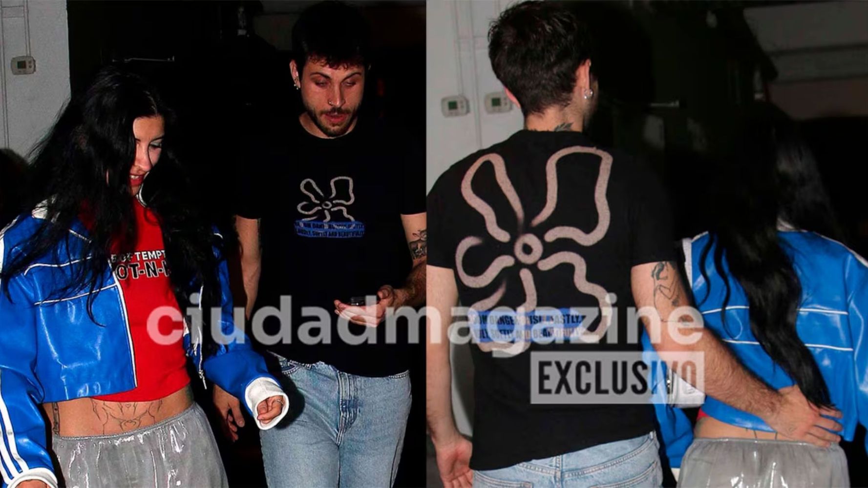 Las fotos de Cazzu con su nuevo novio.