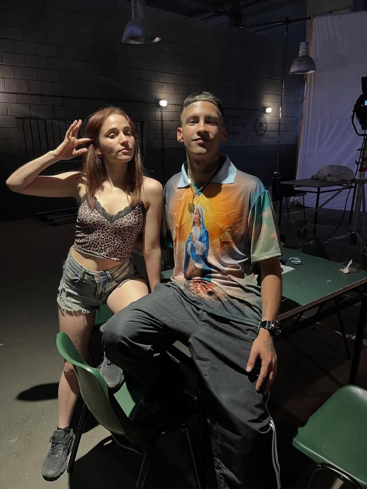 Carolina Kopelioff y L-Gante.