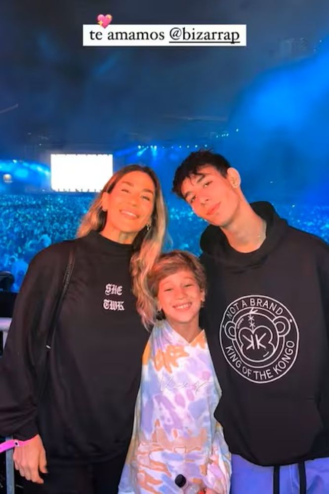 Gianluca, el hijo mayor de Daniel Osvaldo y el hermano de Momo, el hijo de Jimena Barón