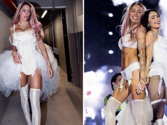 El detalle que no se vio en los vestidos de novia que usaron Lali y Tini en River: qué reveló Verónica de la Canal