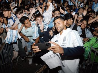 Una multitud recibió a la Selección Argentina en Córdoba