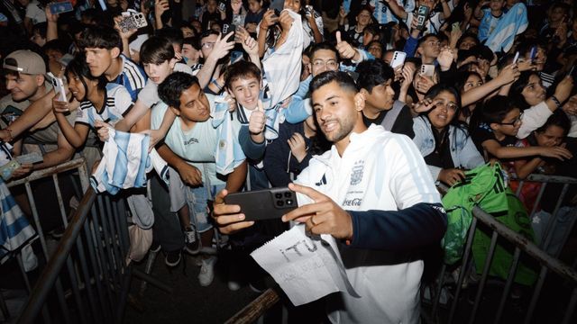Llegó la Selección Argentina a Córdoba.