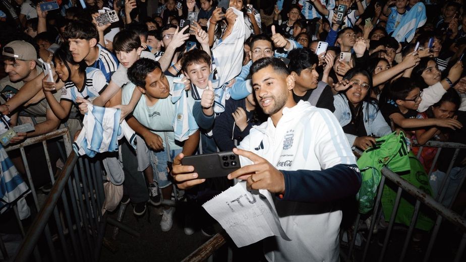 Una multitud recibió a la Selección Argentina en Córdoba