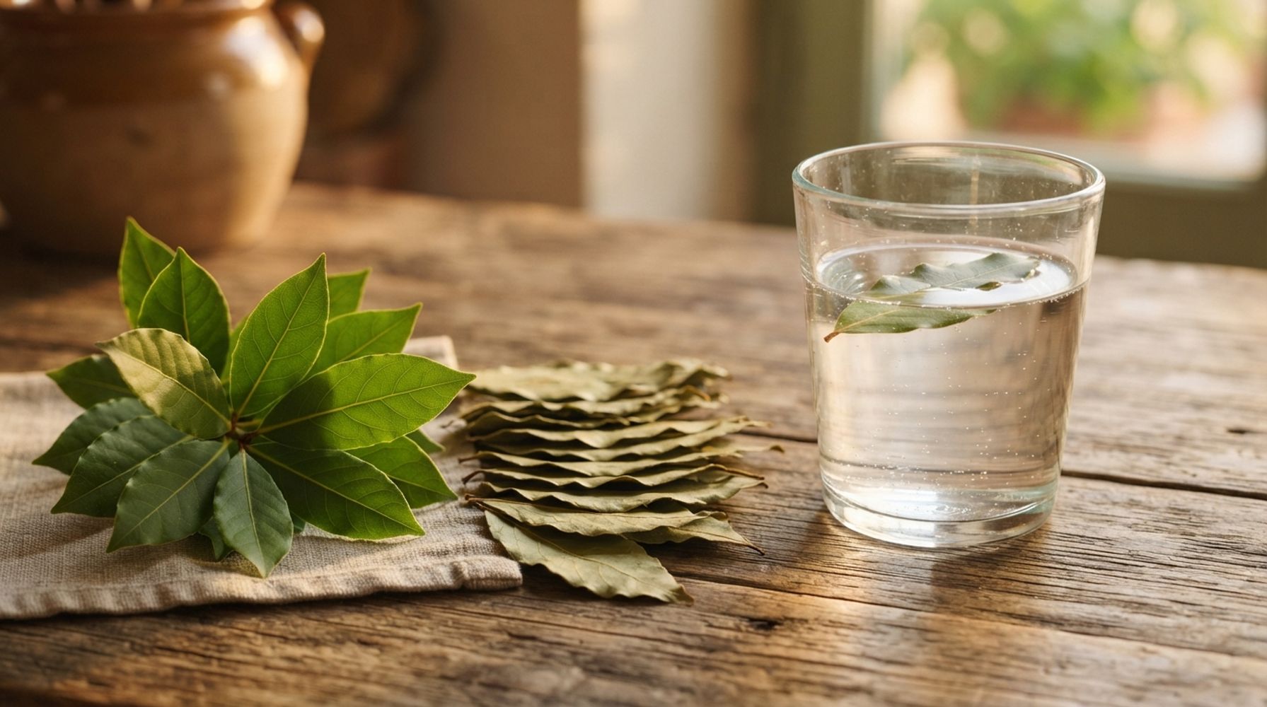 Poner una hoja de laurel seca en un vaso con agua: para qué sirve y por qué los expertos lo recomiendan