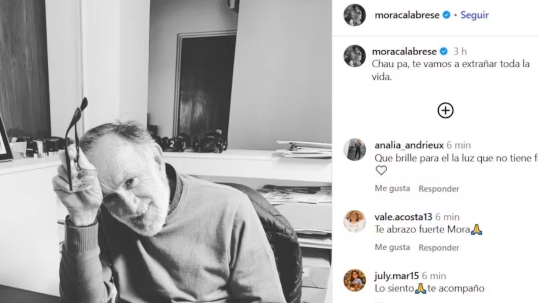 Falleció el suegro de Abel Pintos