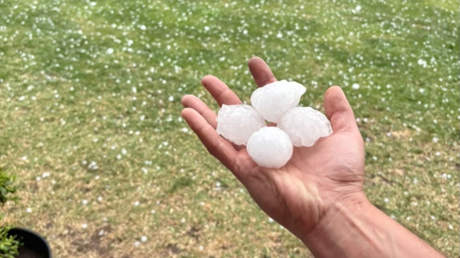 Granizo en Córdoba.