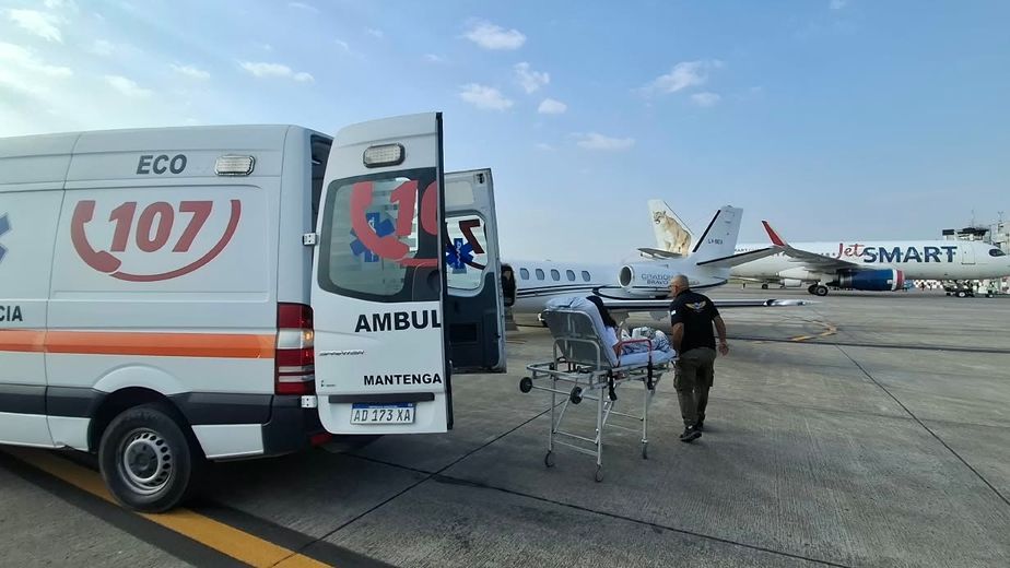 Varias áreas de salud organizaron el tramo terrestre y la estadía de la familia en Buenos Aires.