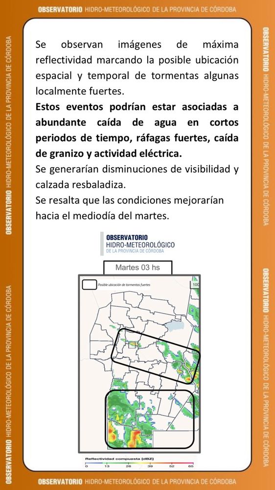 Informe del OHMC para este 28 y 29 de septiembre.