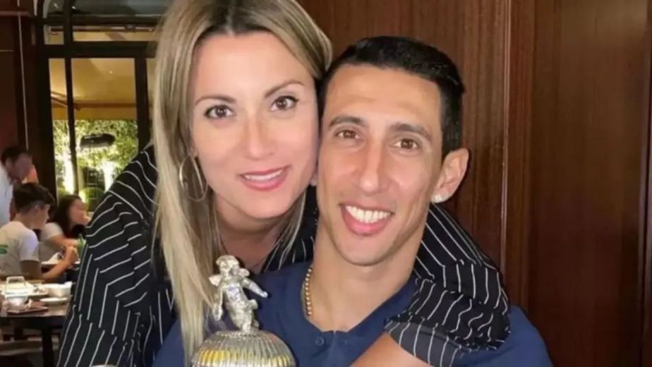 Jorgelina Cardoso y Ángel Di María