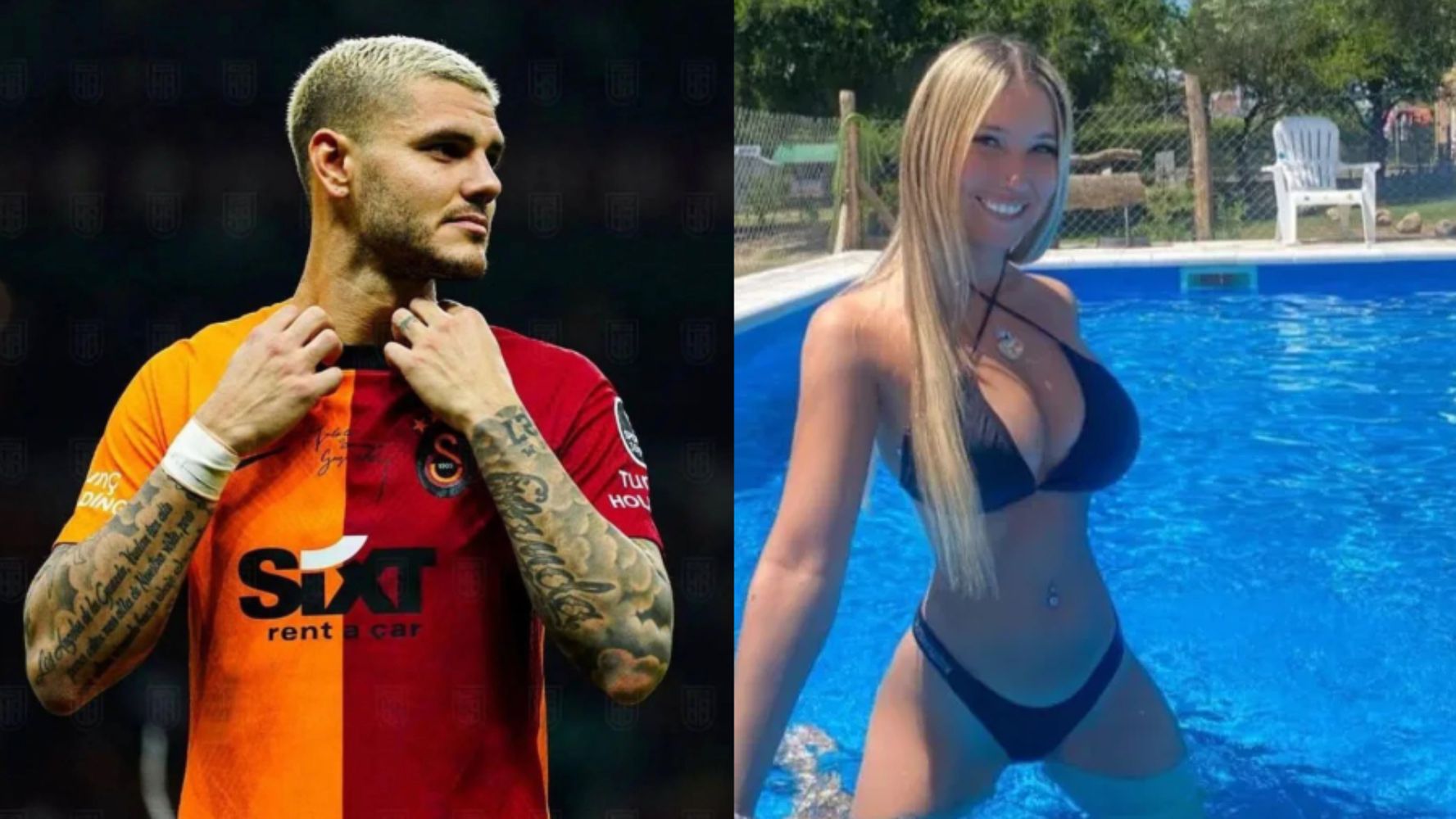 Rocío Galera y Mauro Icardi