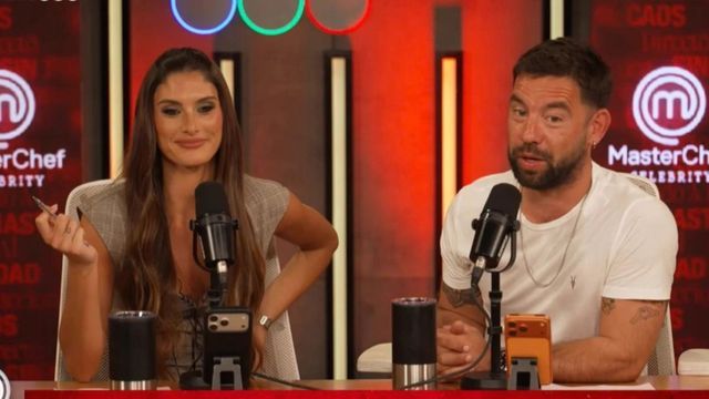 Lola Latorre y Cachete Sierra en MasterChef Celebrity