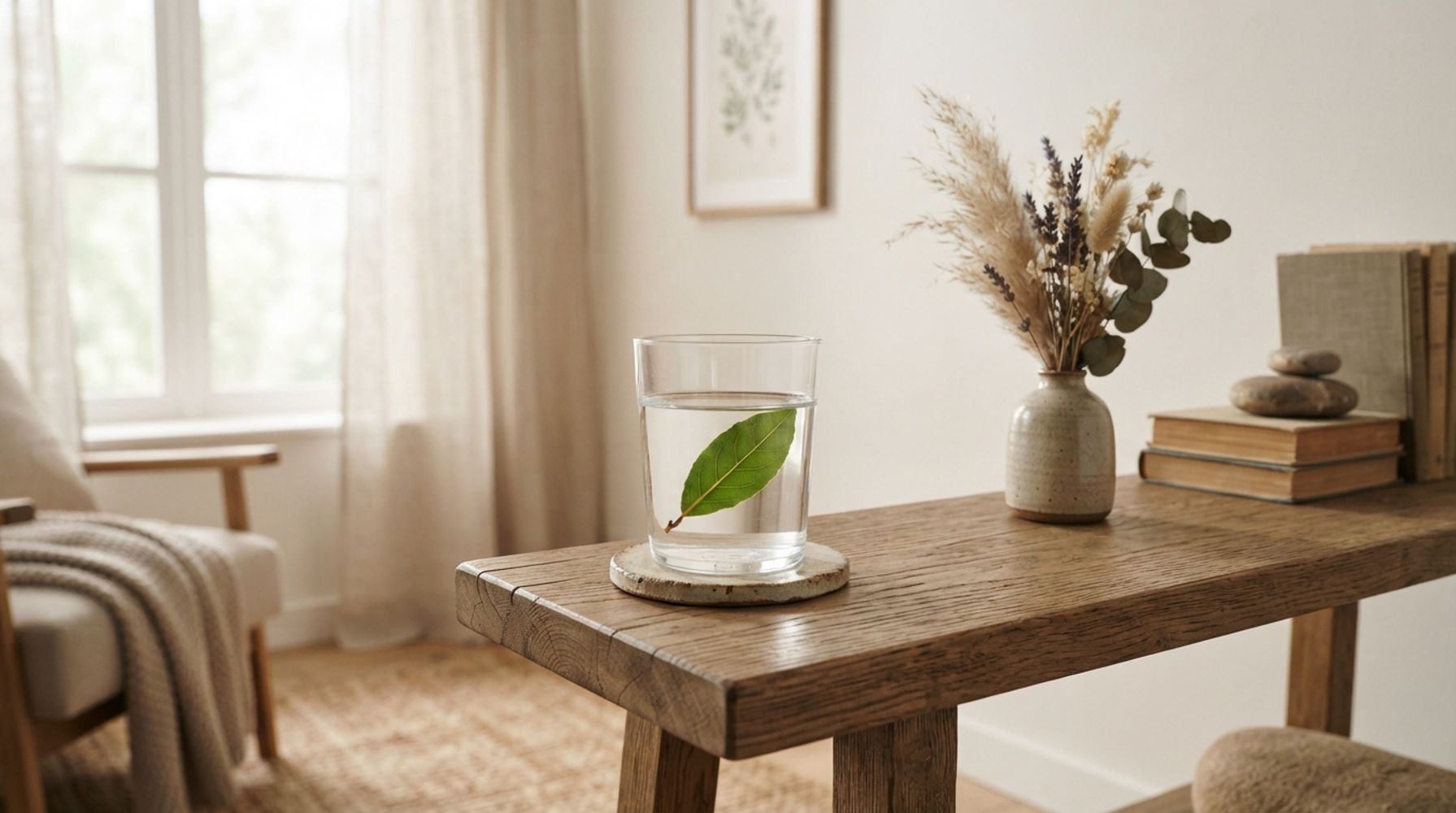 Poner una hoja de laurel seca en un vaso con agua: para qué sirve y por qué los expertos lo recomiendan