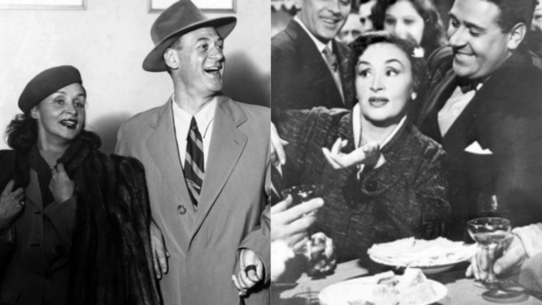 Tita Merello y Carlos Gardel.
