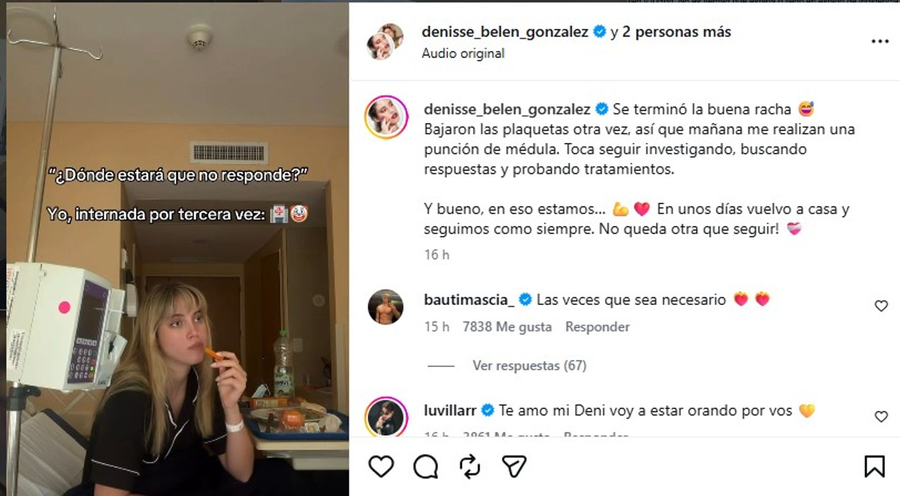 La publicación de Denisse González