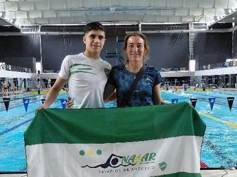 Maximiliano Meubry se metió en el Top Ten en en 200 Libres y 100 Espalda