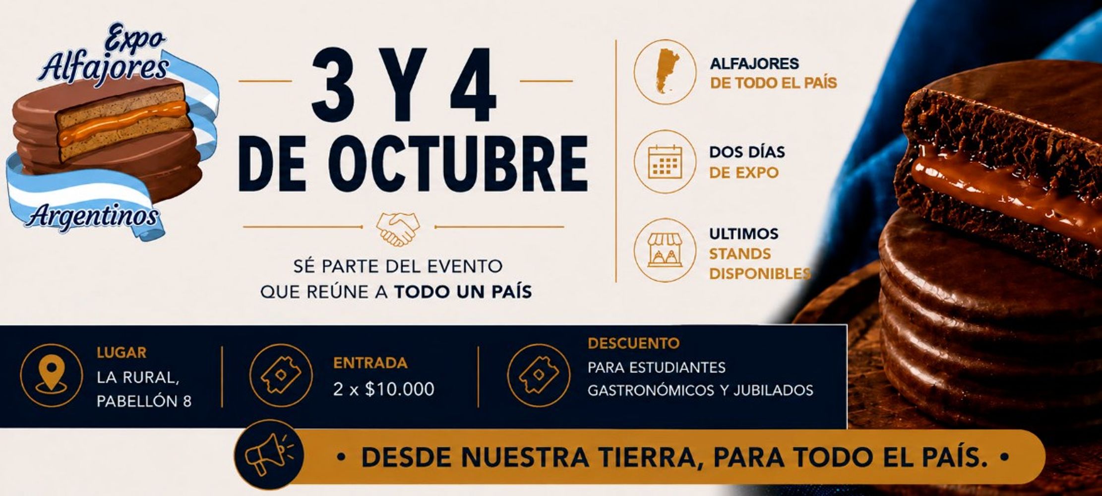 Llega Expo Alfajores 2026: dónde y cuándo es y qué se podrá comer