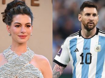 Anne Hathaway contó una insólita anécdota familiar que tiene a Messi como protagonista
